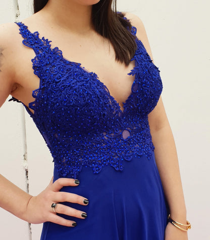 Vestido largo Eda blanco novia