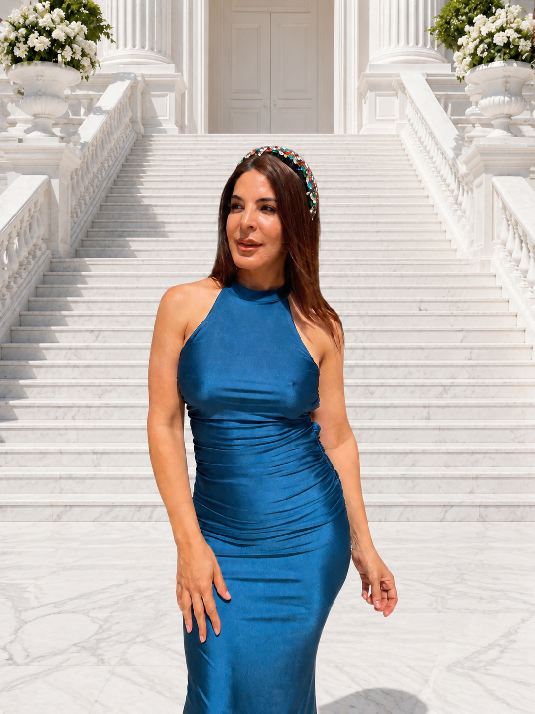 Uxía long dress