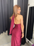 Vestido Gisela Burdeos