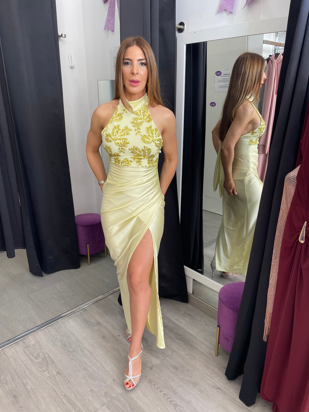 Vestido Gisela Amarillo