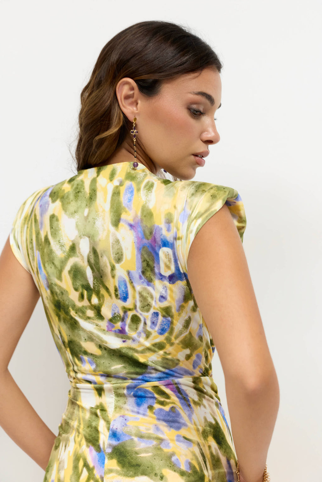 Alexandra largo midi Print