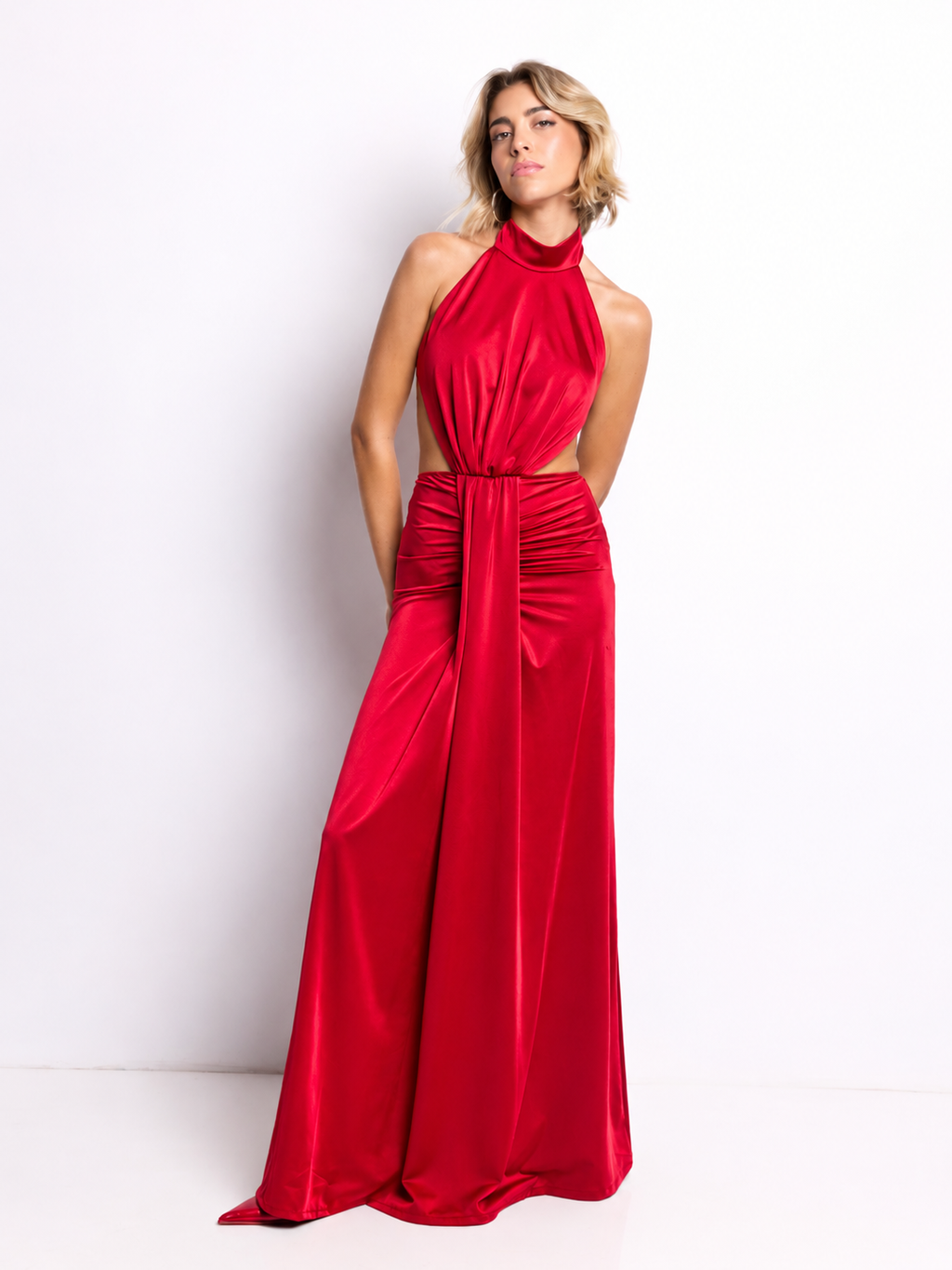 Vestido largo Kenia Rojo