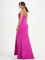 Vestido largo Adrianna amarena