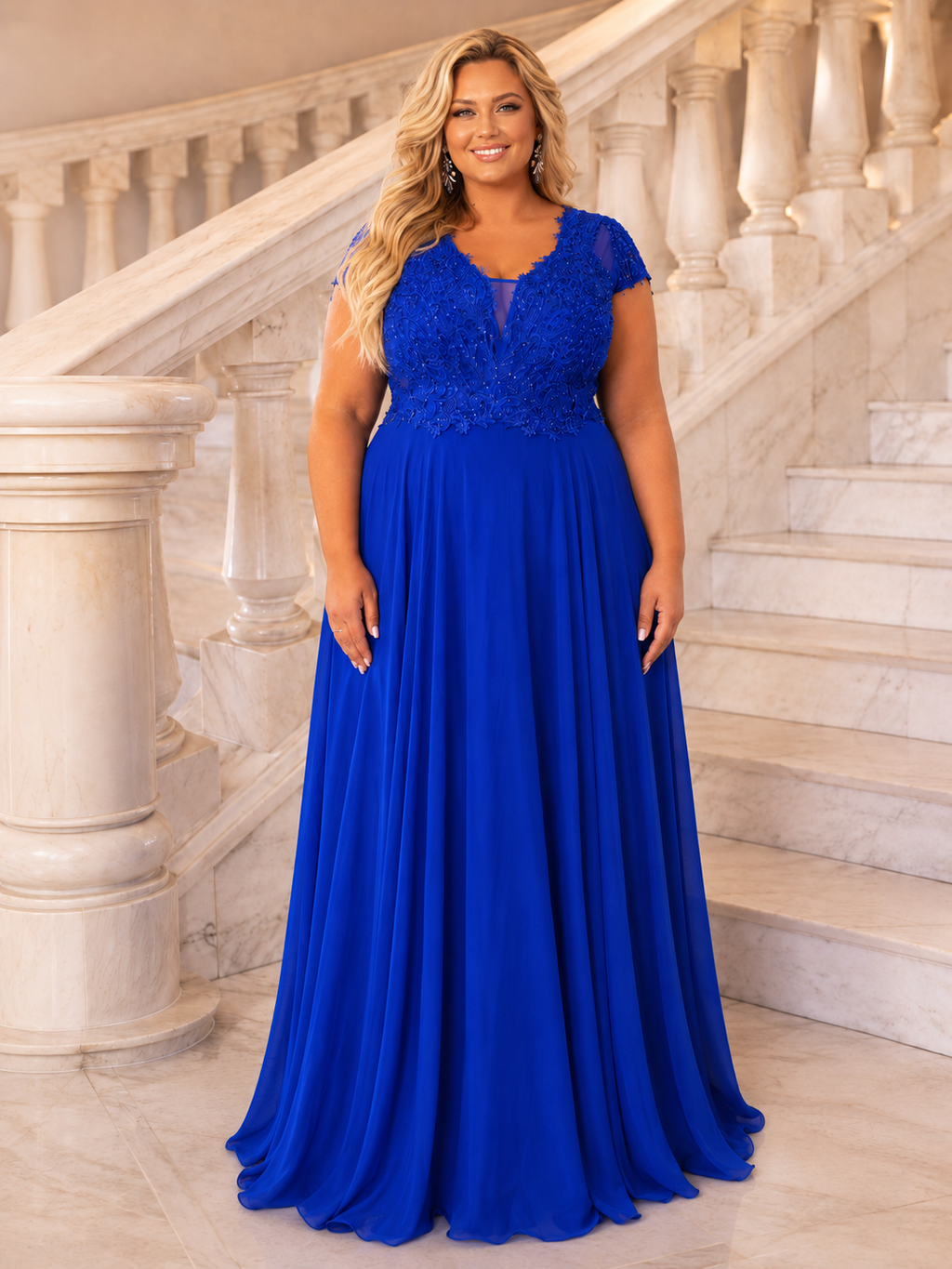 Vestido largo TG Italia Rosa malva