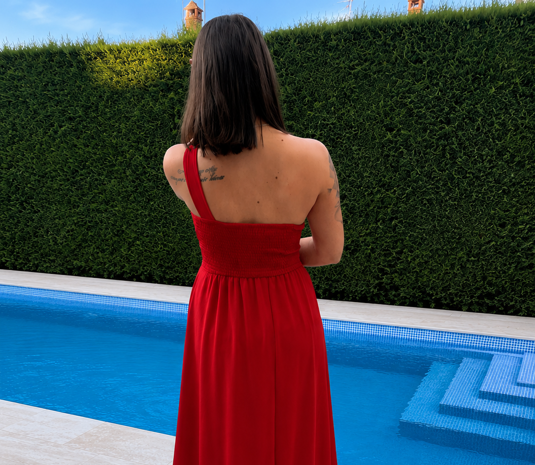 Ithaisa Air Cherry Dress
