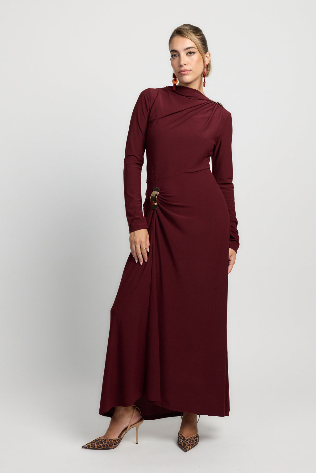 Vestido midi largo Elsa