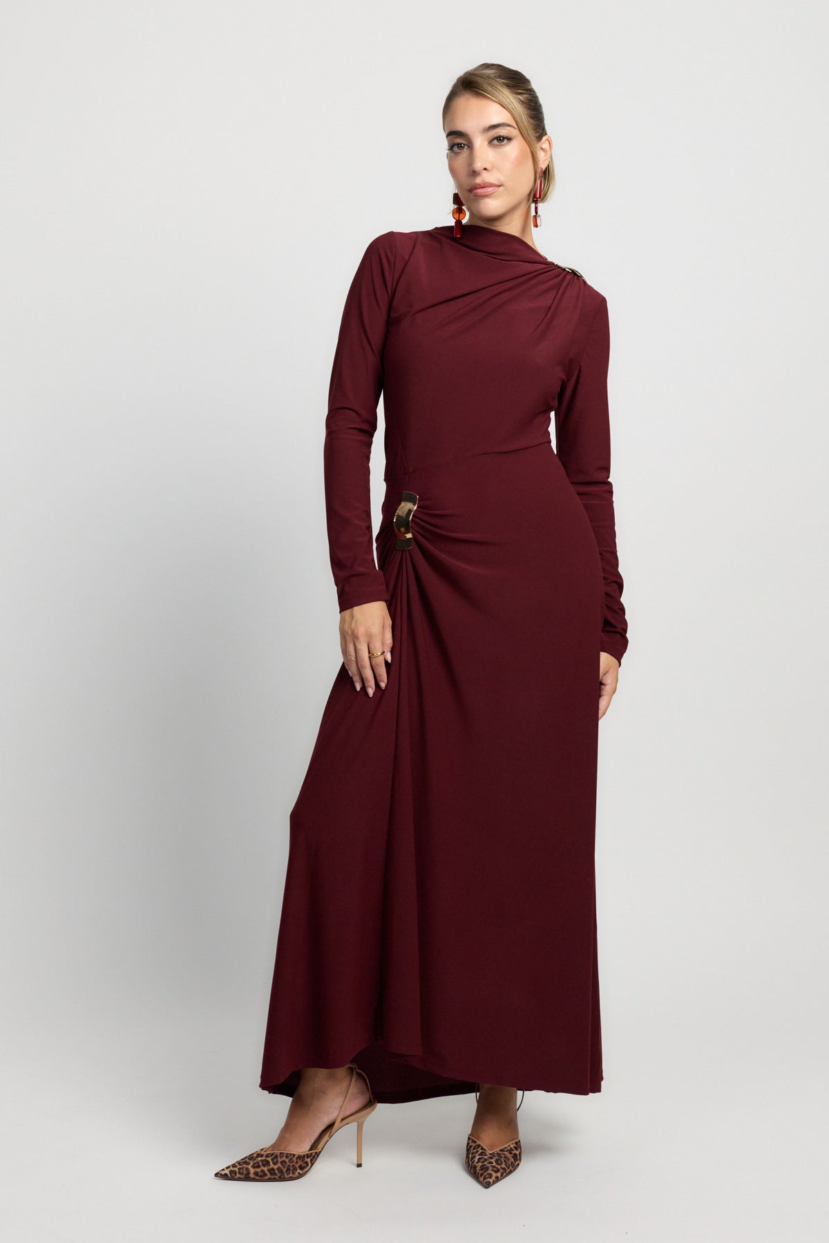Vestido midi largo Elsa