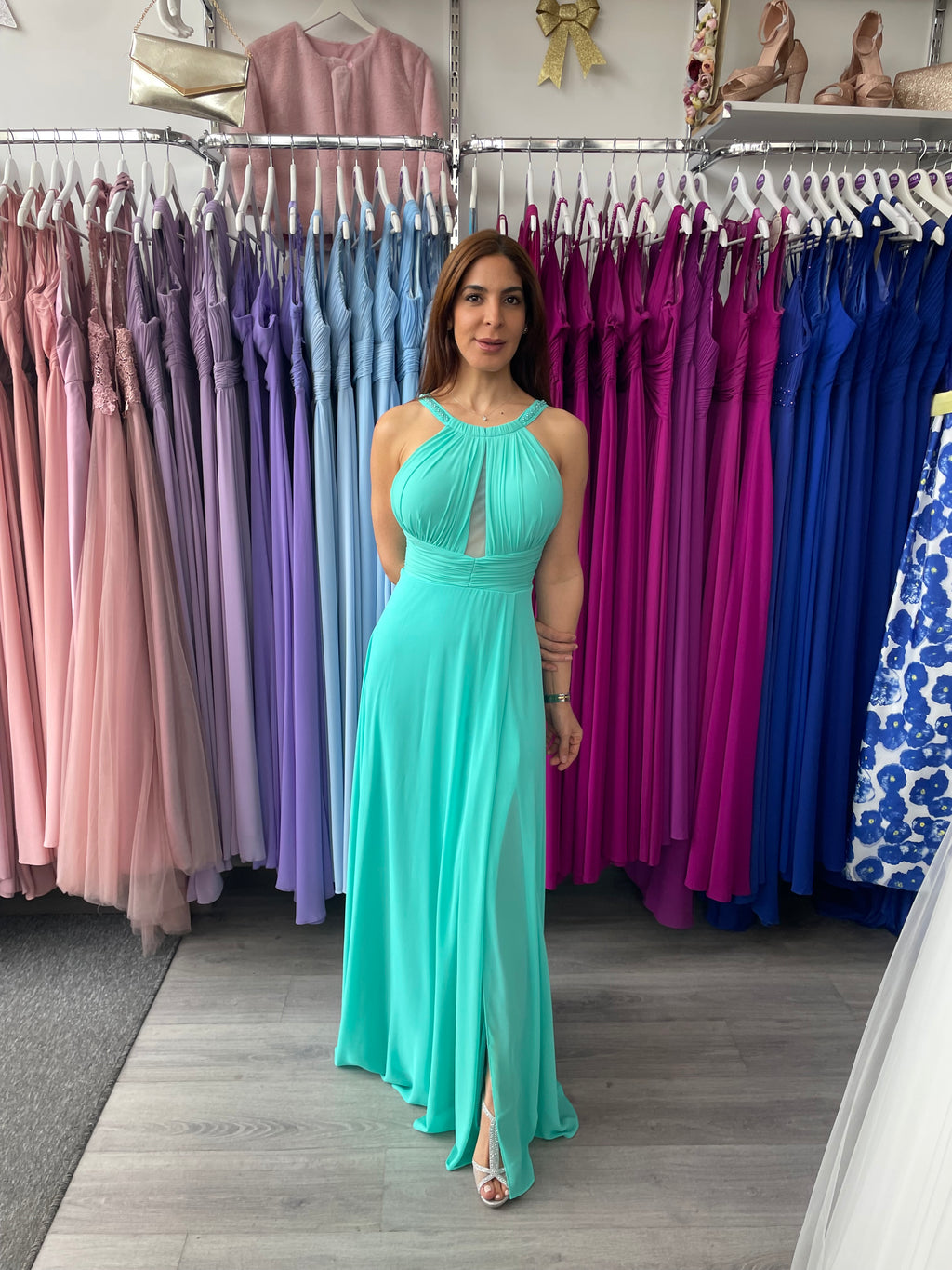 Vestido largo suhaila buganvilla