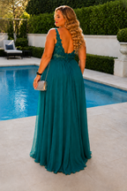 Vestido largo TG Eda Botella