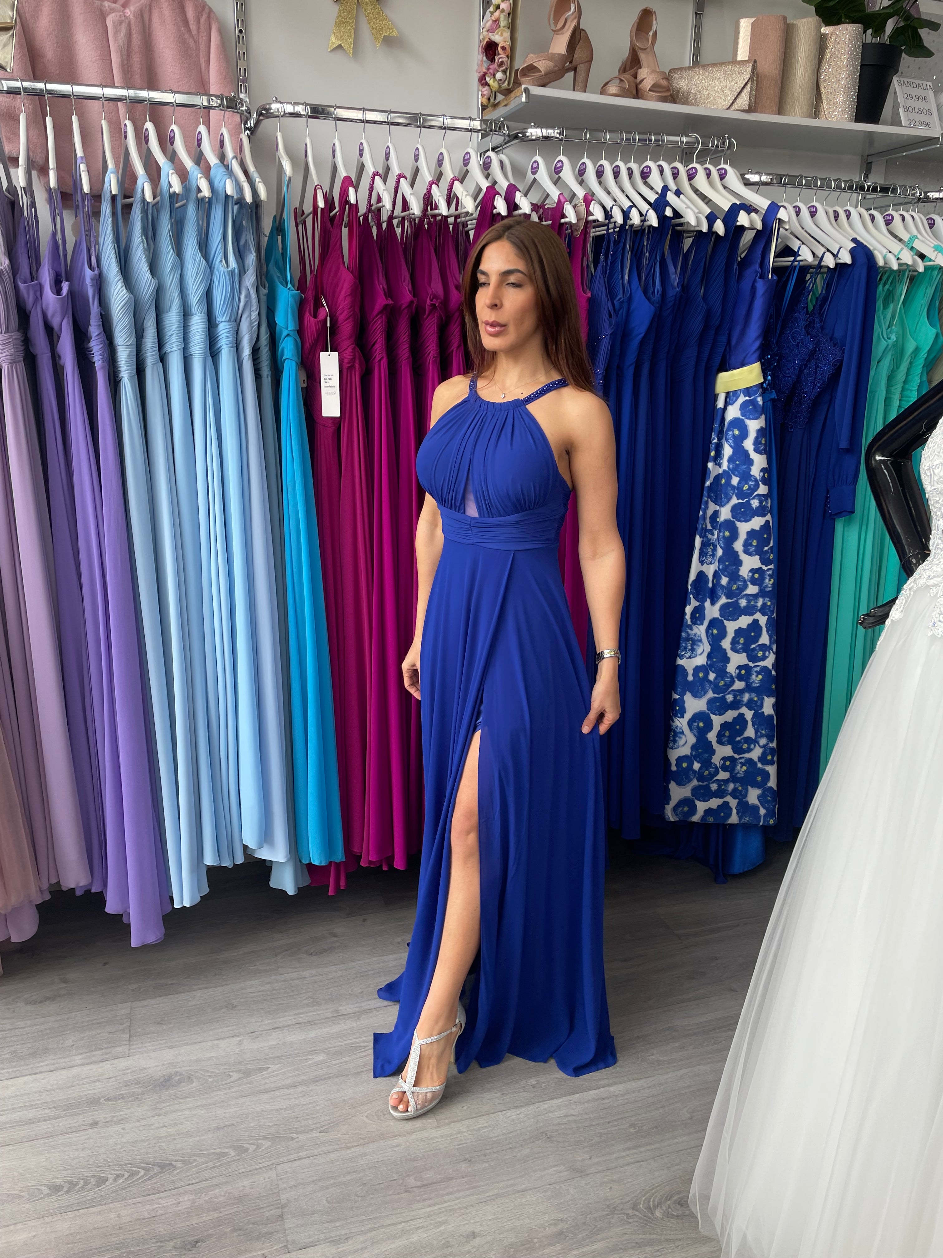 Vestido largo suhaila buganvilla