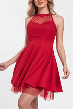 Vestido corto Carol Rojo