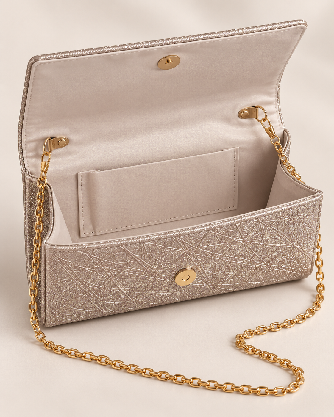 Bolso de mano 90675 champange