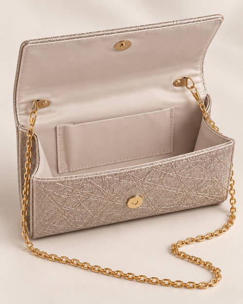 Bolso de mano 90675 champange