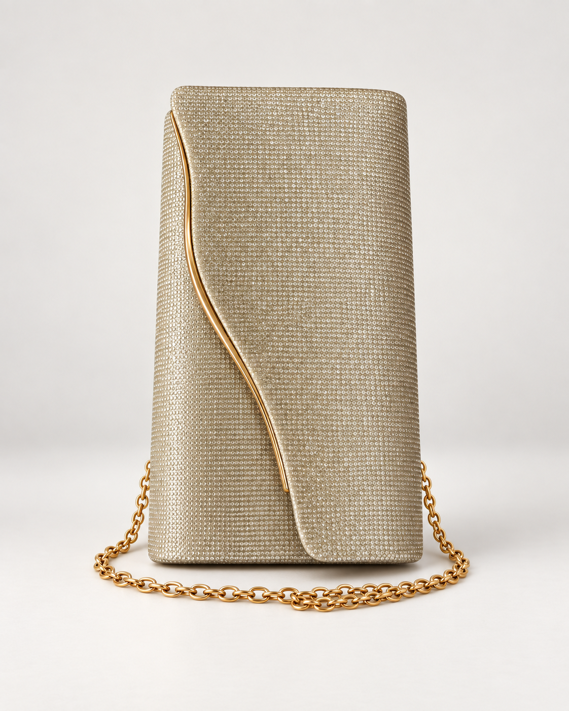 Bolso mano 90680 dorado