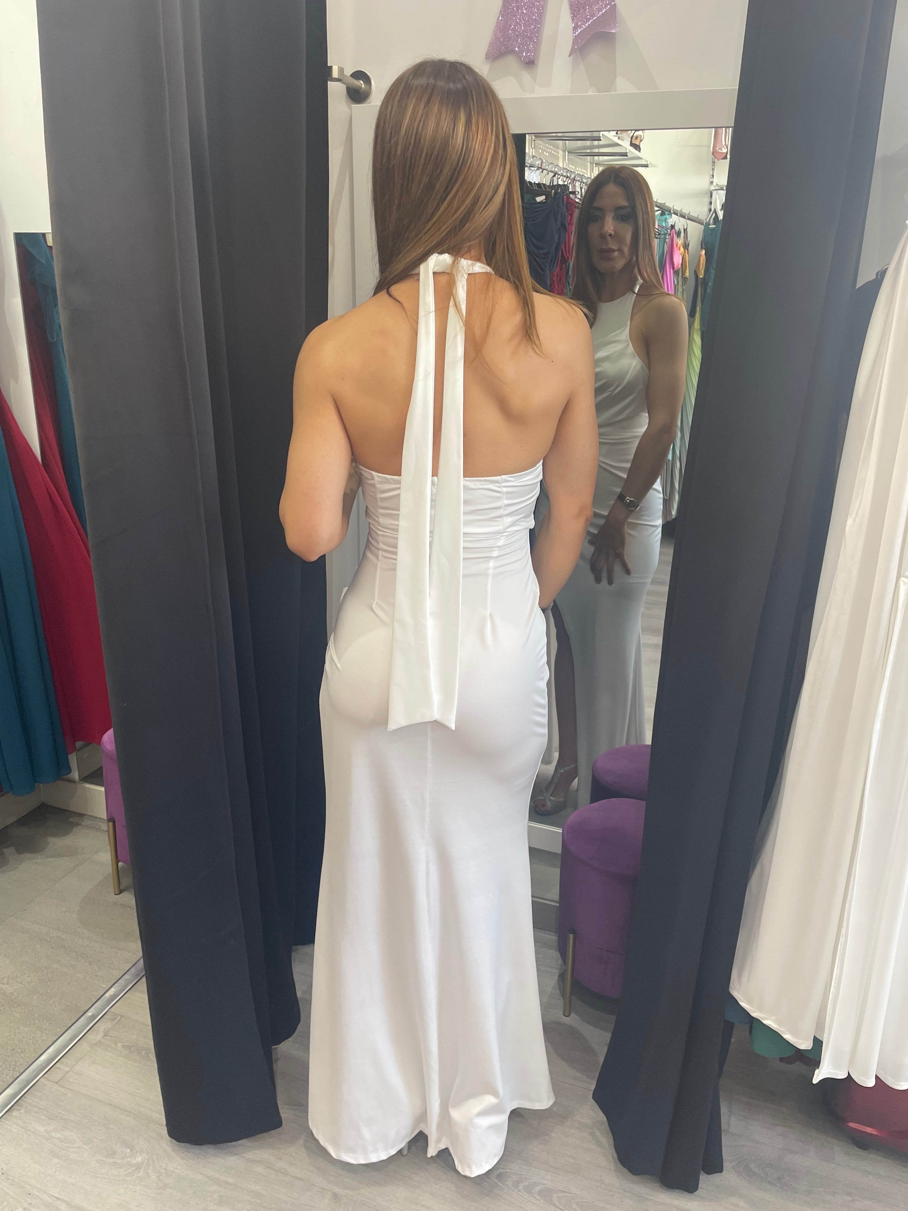 Vestido novia Kareins blanco
