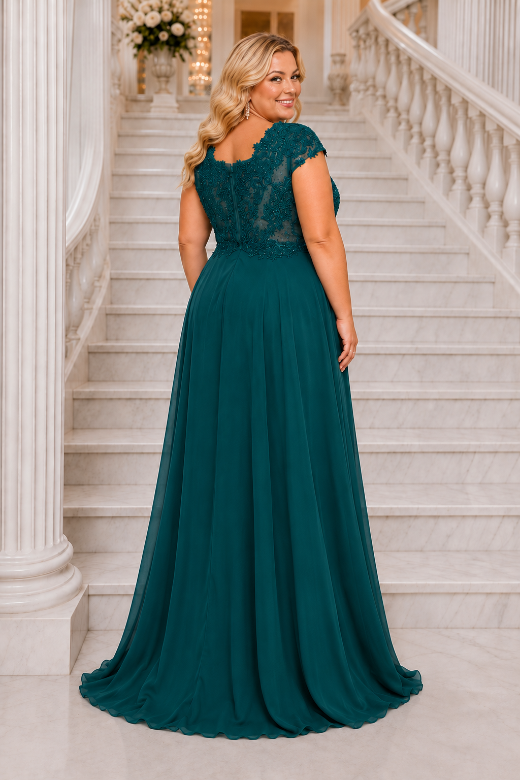 Vestido largo TG Italia Botella