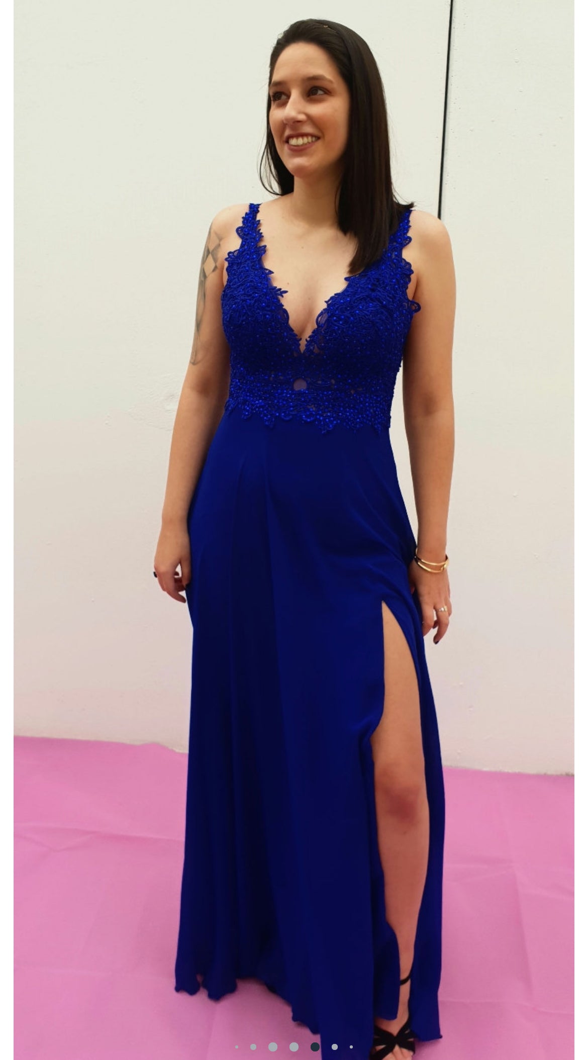 Vestido largo Eda blanco novia