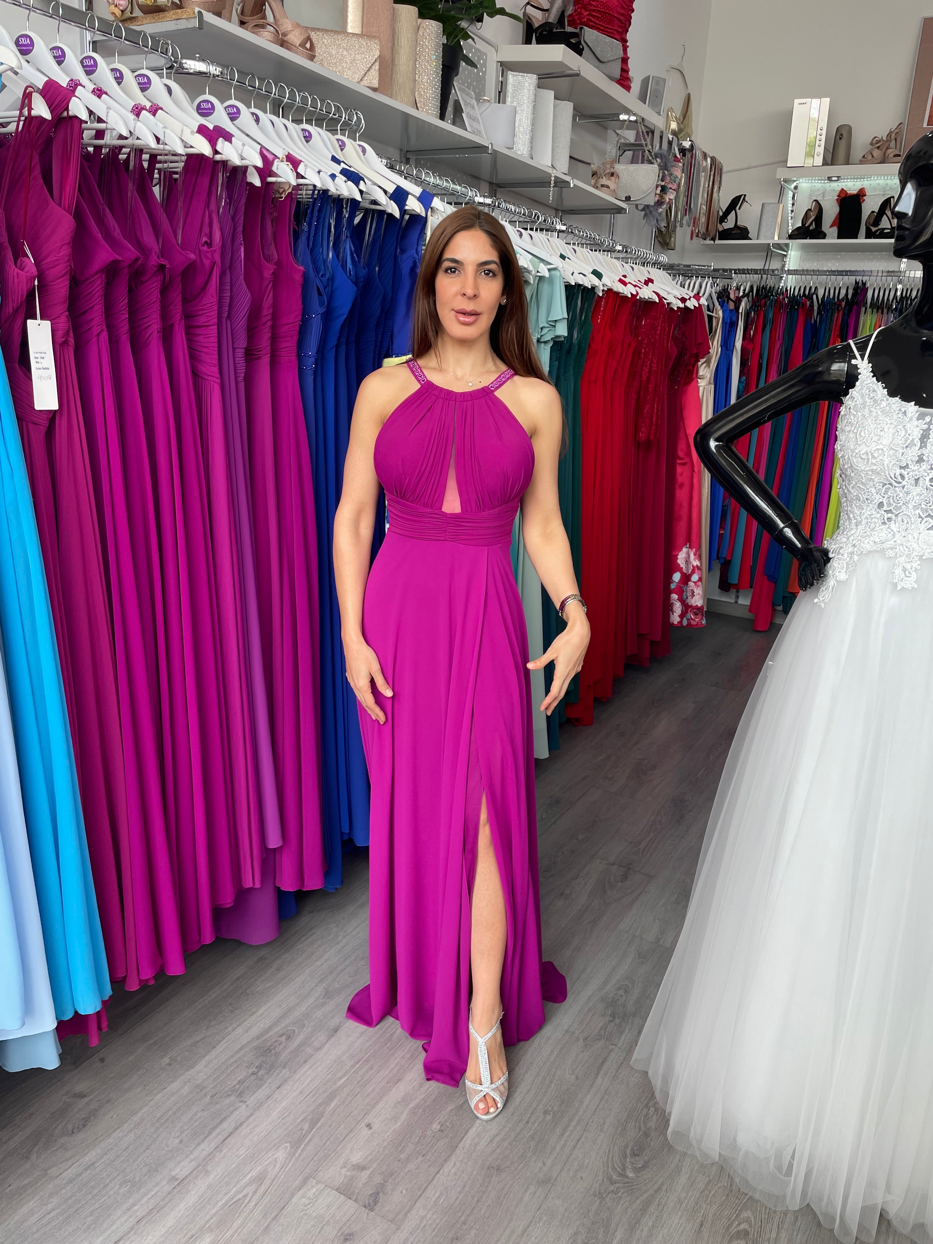 Vestido largo suhaila buganvilla