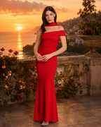 Vestido largo Tirma Rojo