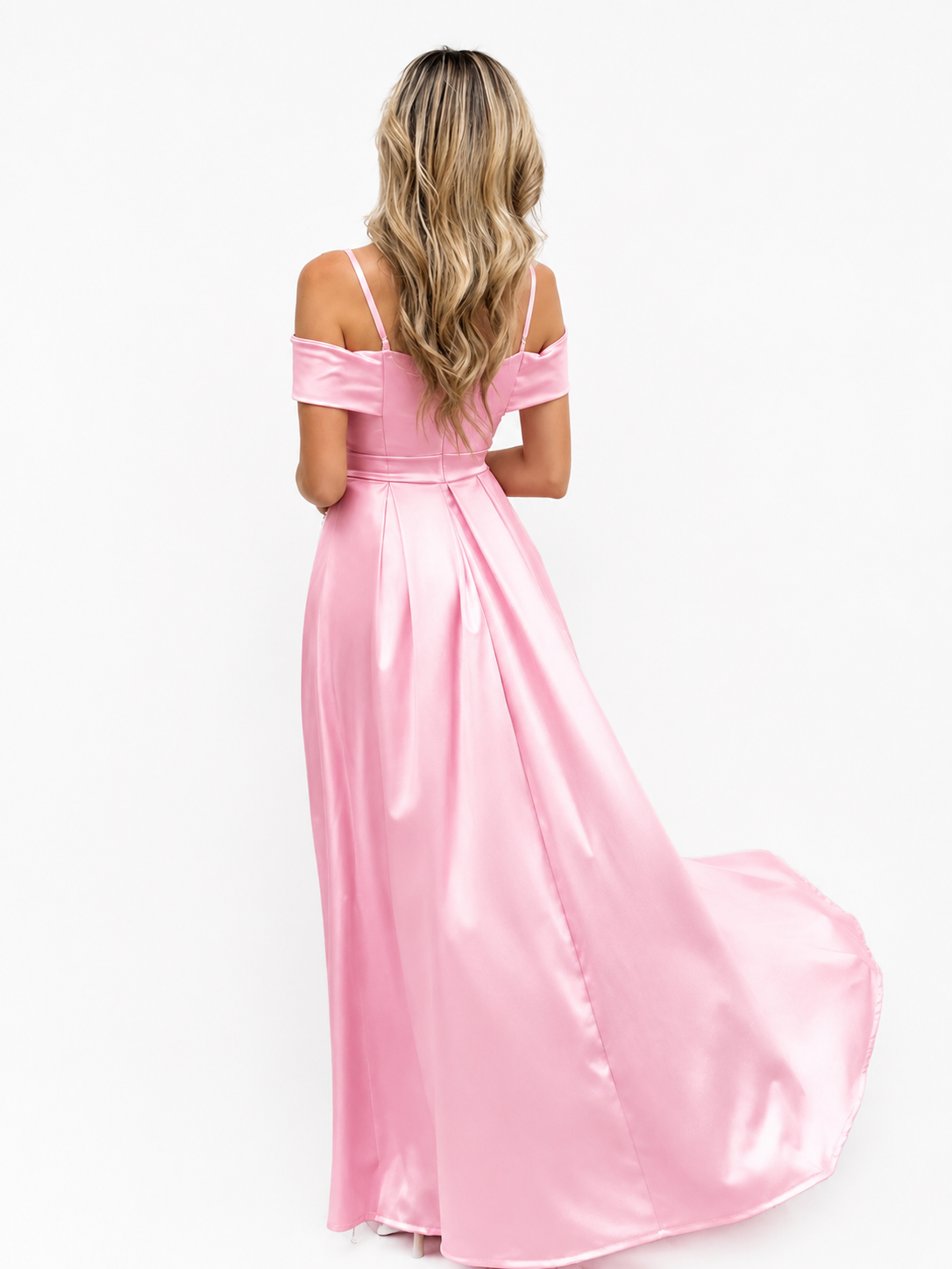 Vestido largo Ico Rosa