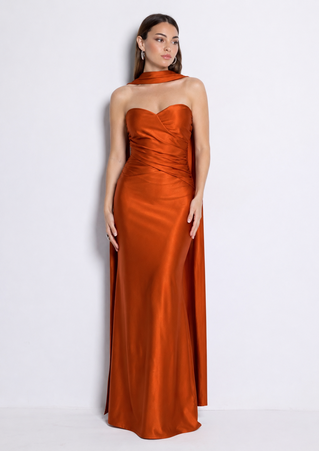 Vestido largo Beberly Teja