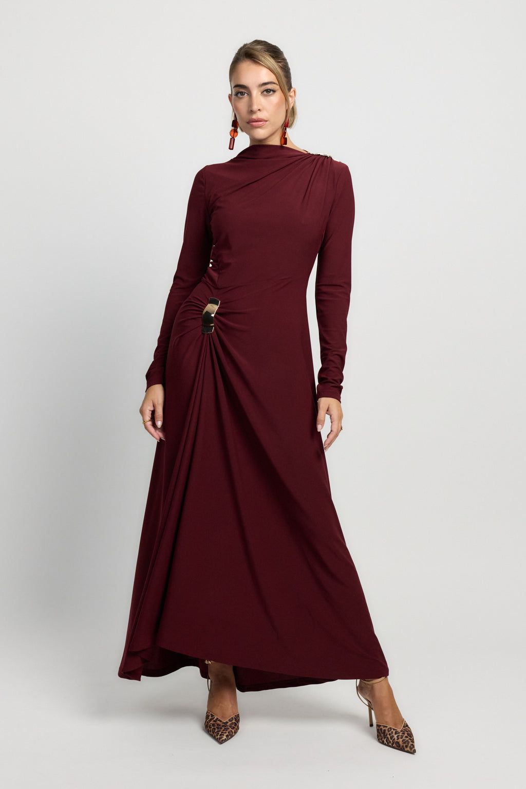 Vestido midi largo Elsa