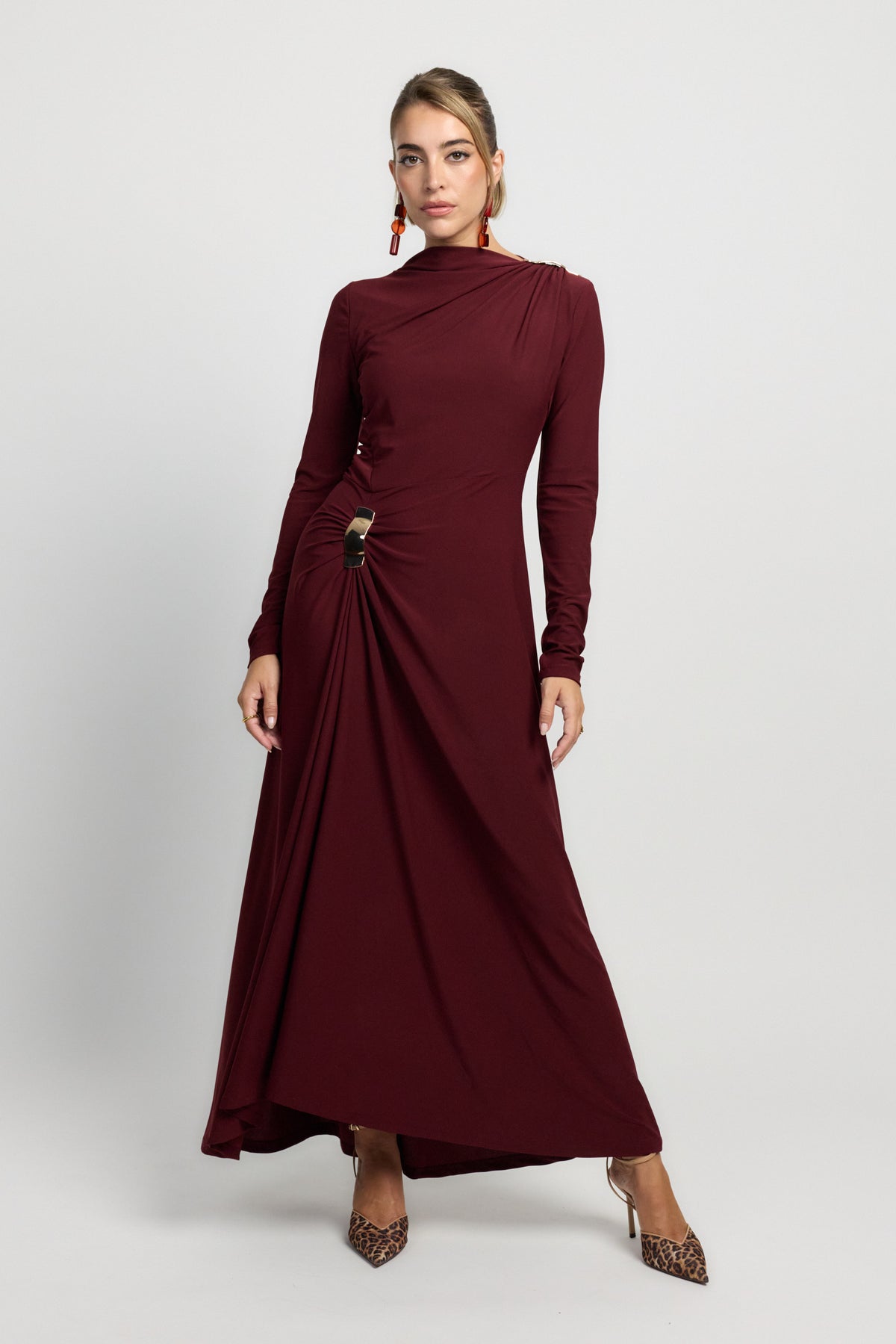 Vestido midi largo Elsa