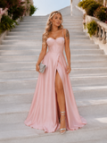 Vestido largo Ginebra Rosa