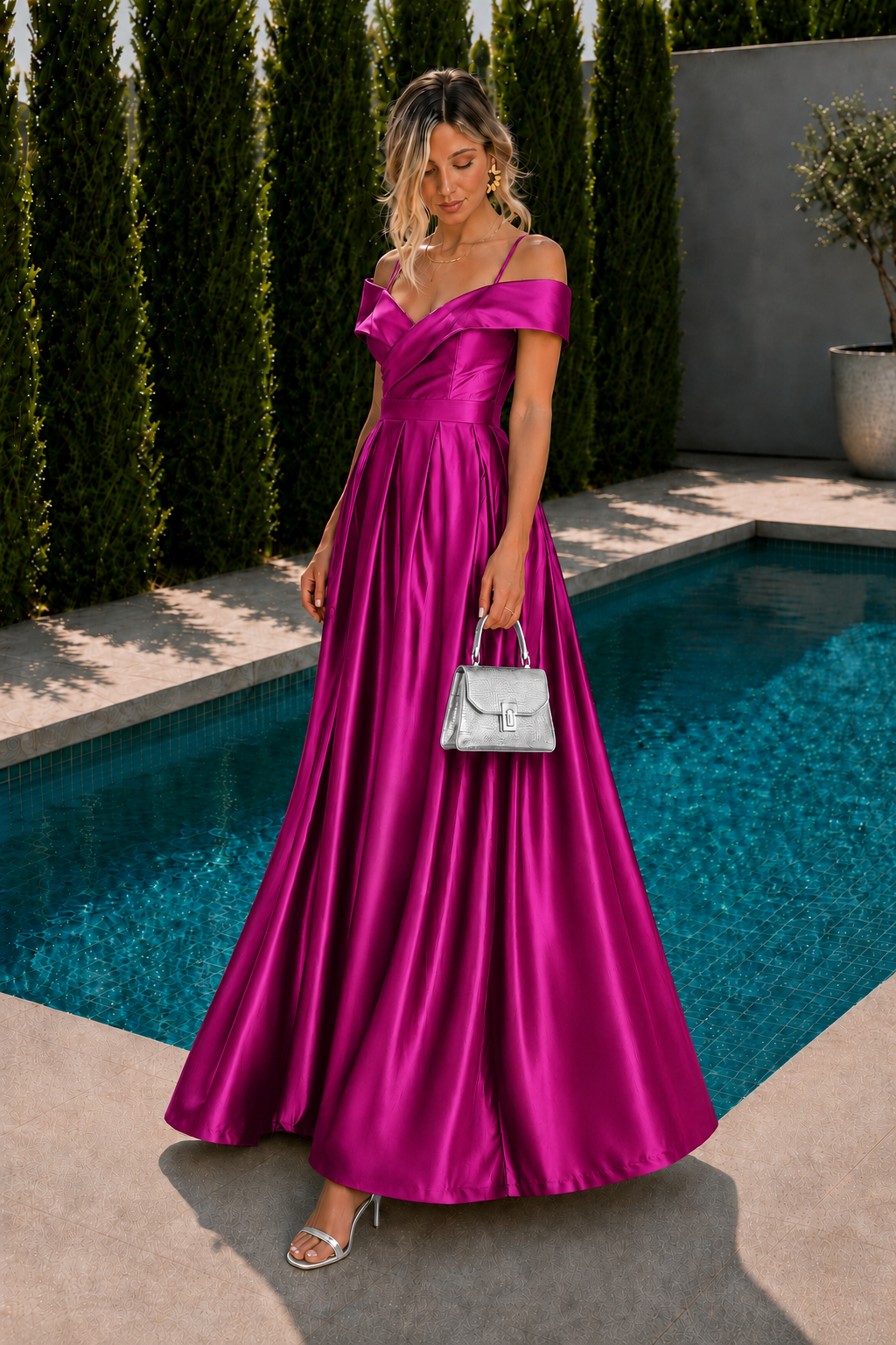 Vestido largo Ico Amarena