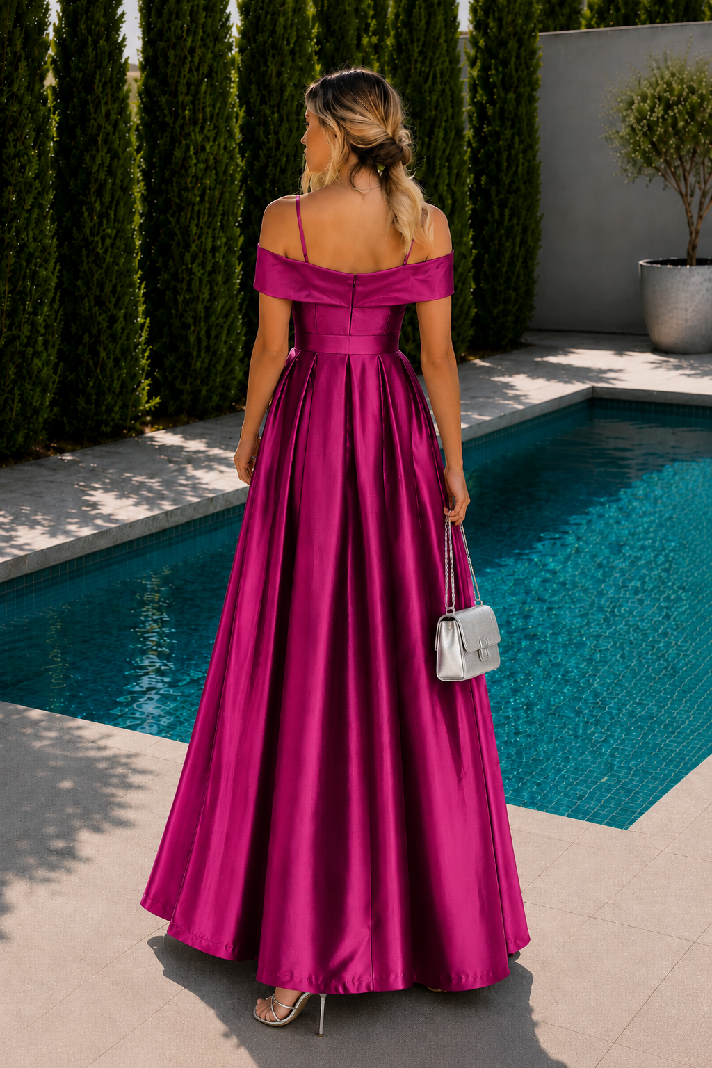Vestido largo Ico Amarena