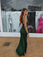 Vestido largo Kareins licra Botella