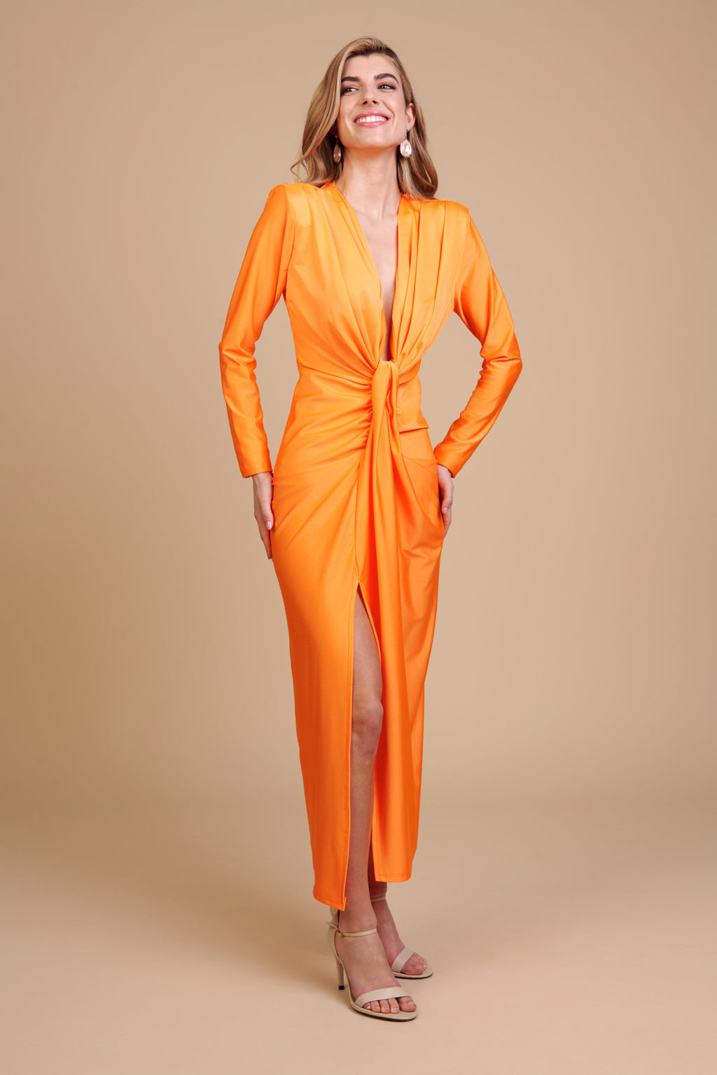 Alexandra dress with sleeves