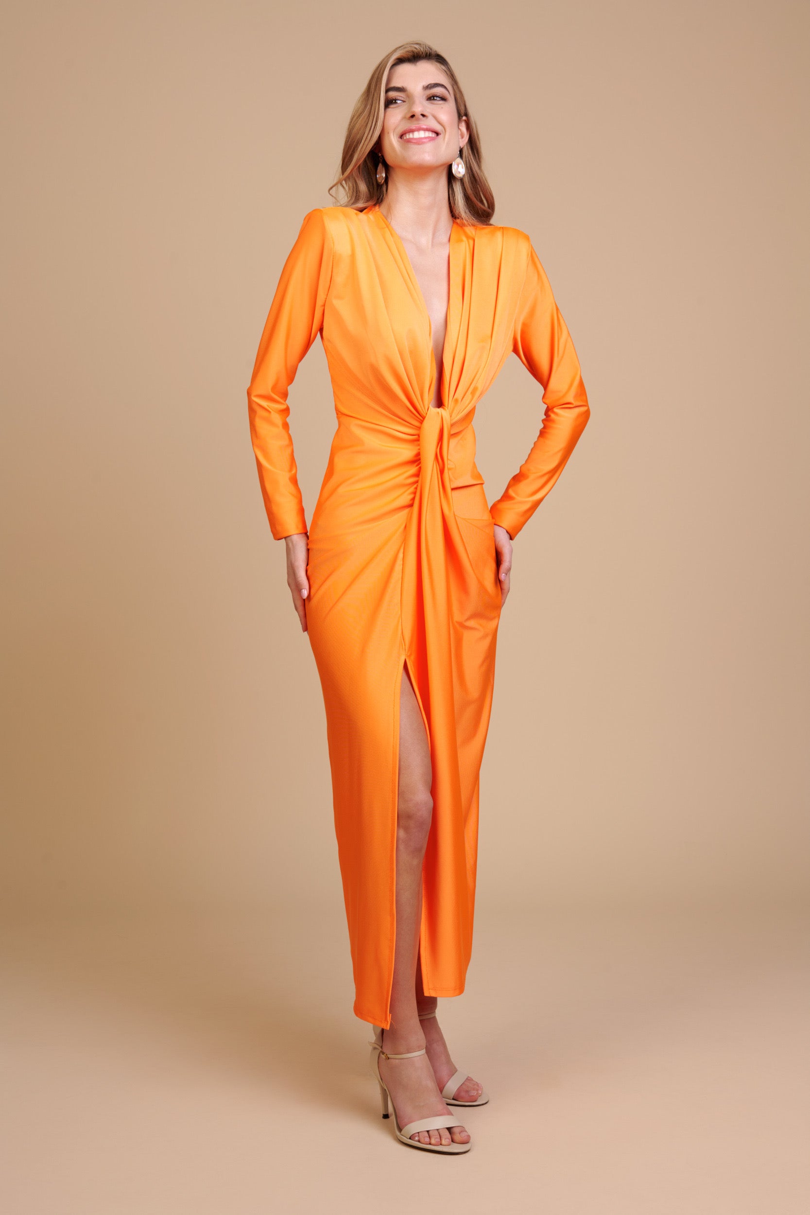 Alexandra dress with sleeves