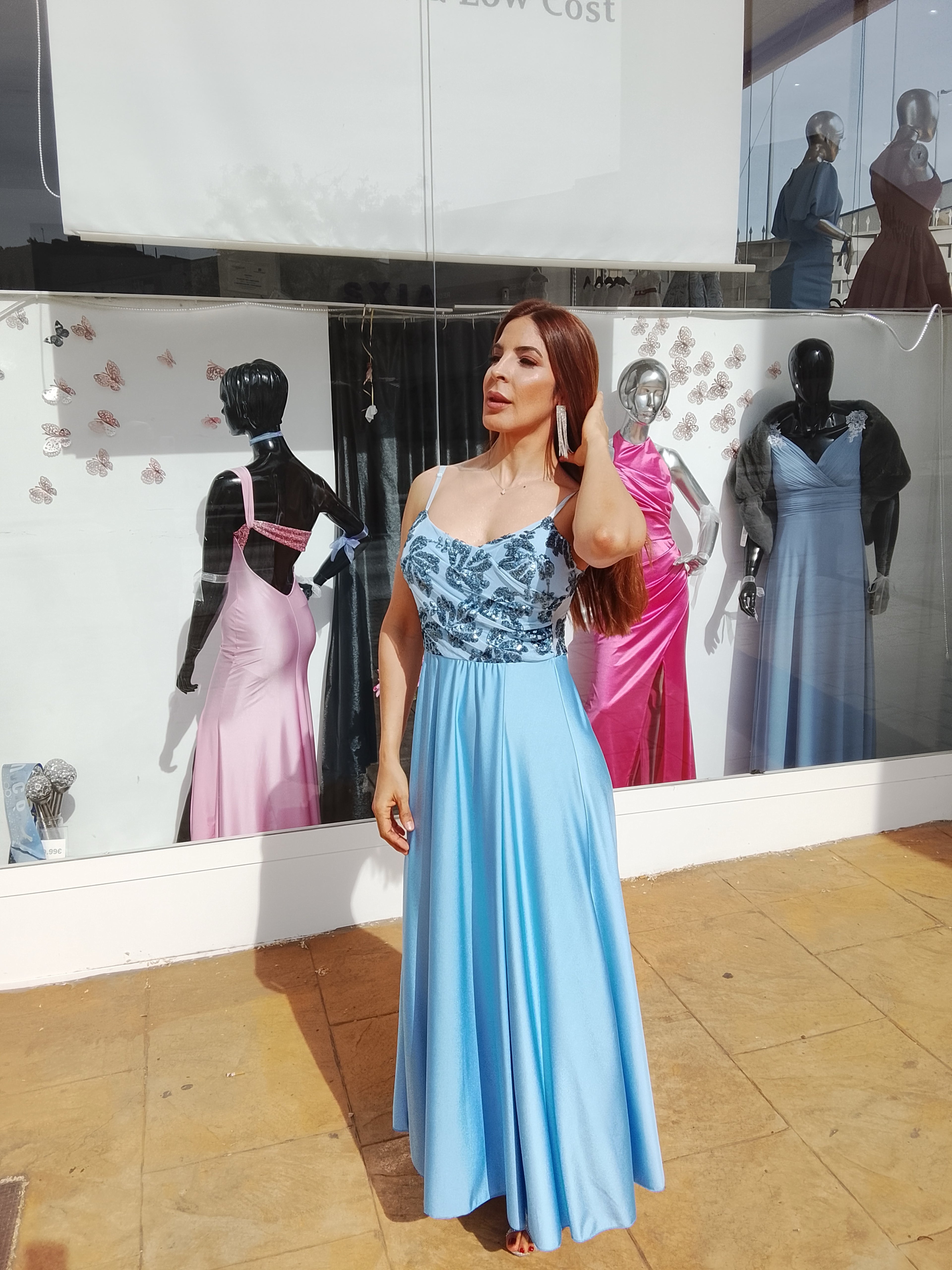 Vestido largo Belha