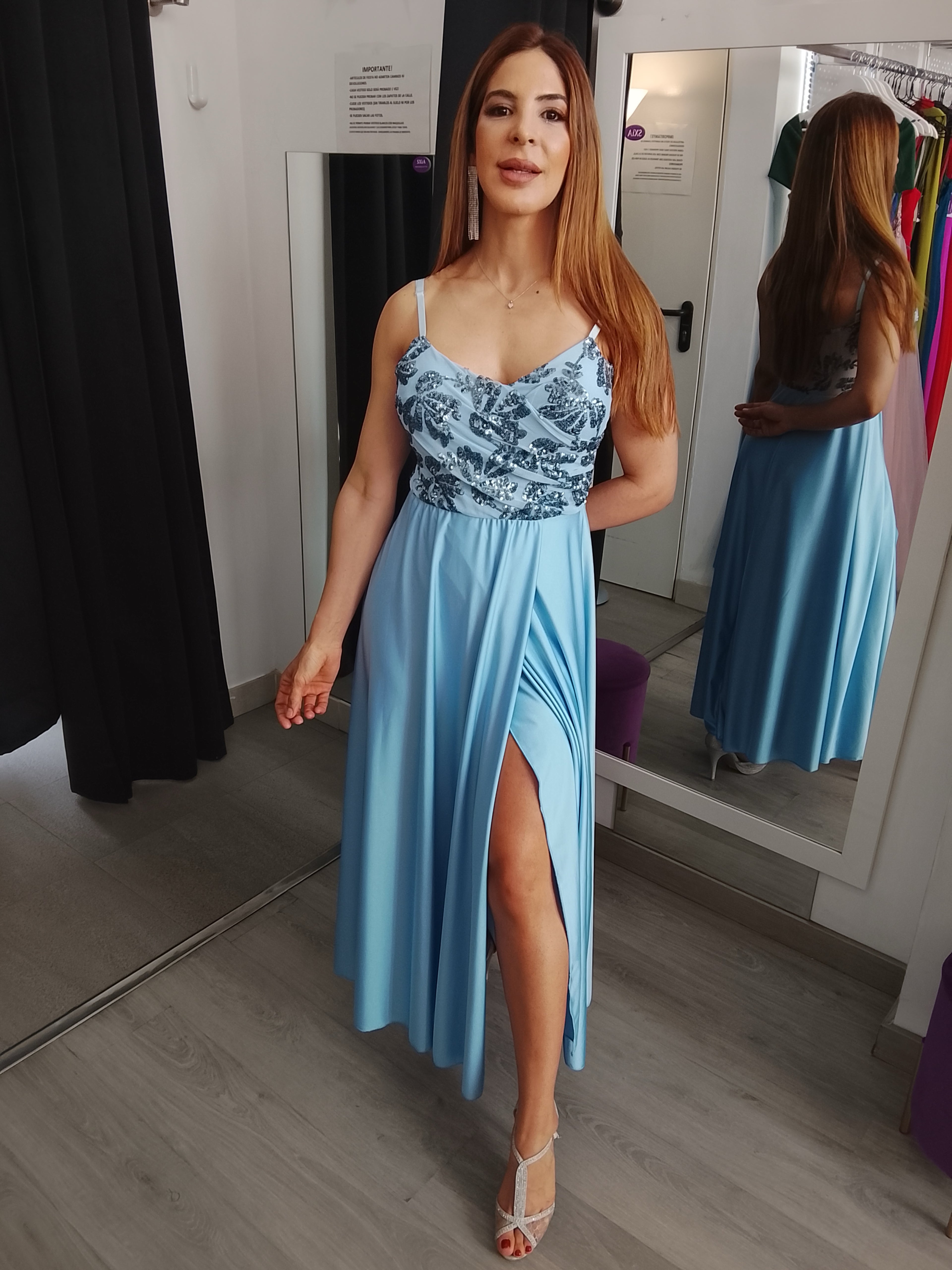 Vestido largo Belha