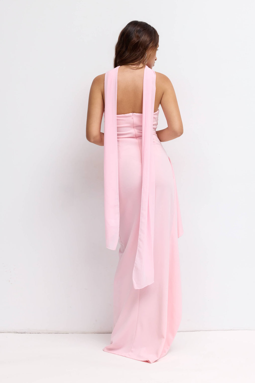 Vestido largo Sidney Rosa + colores