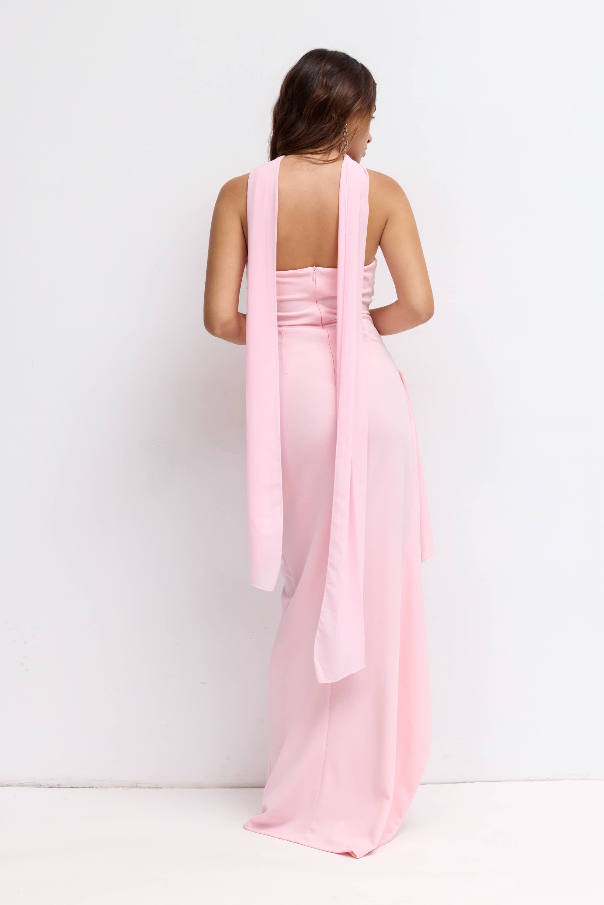 Vestido largo Sidney Rosa + colores