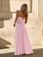 Vestido largo Venecia Rosa