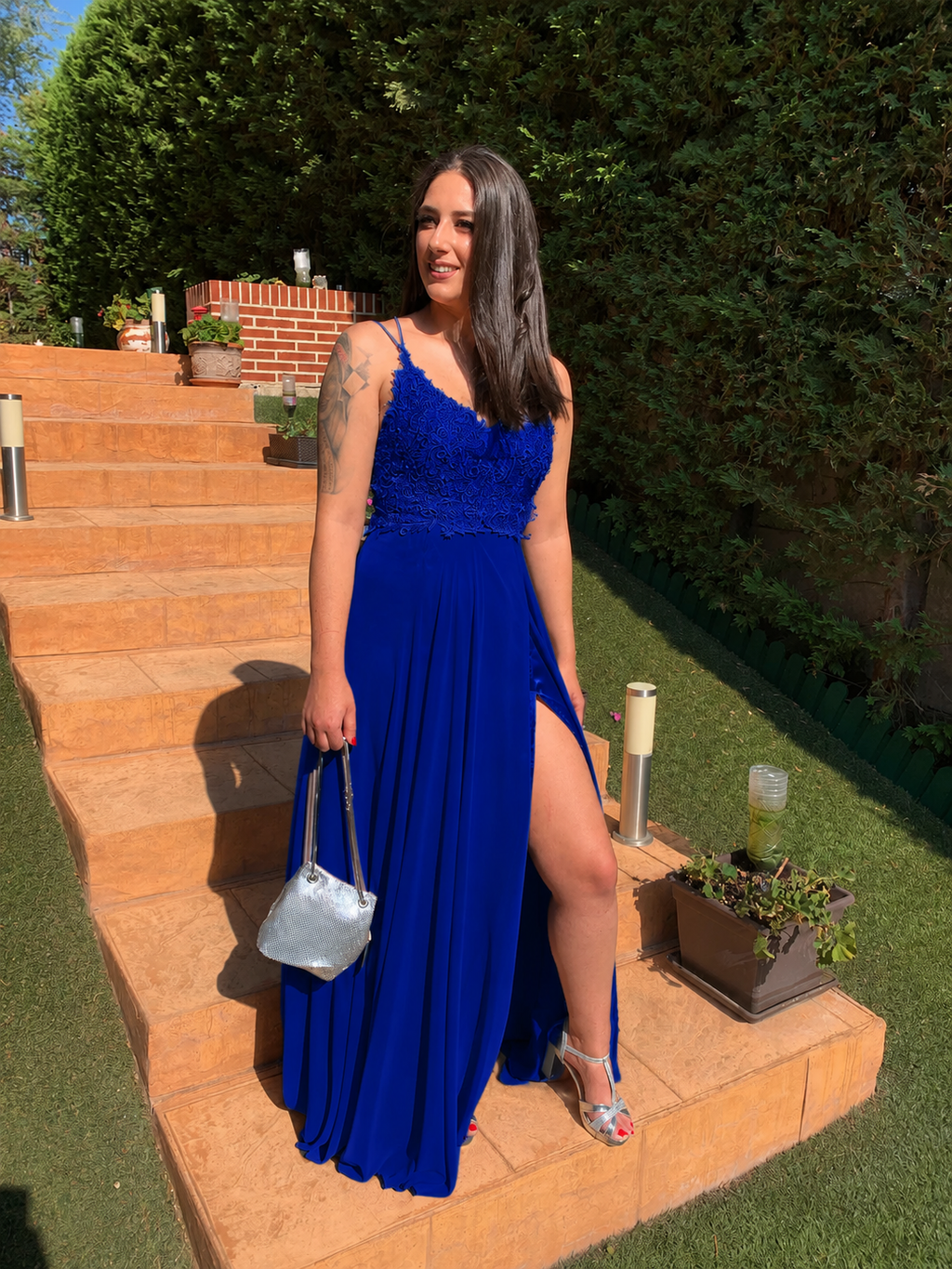 Vestido largo Ivanna Azulón