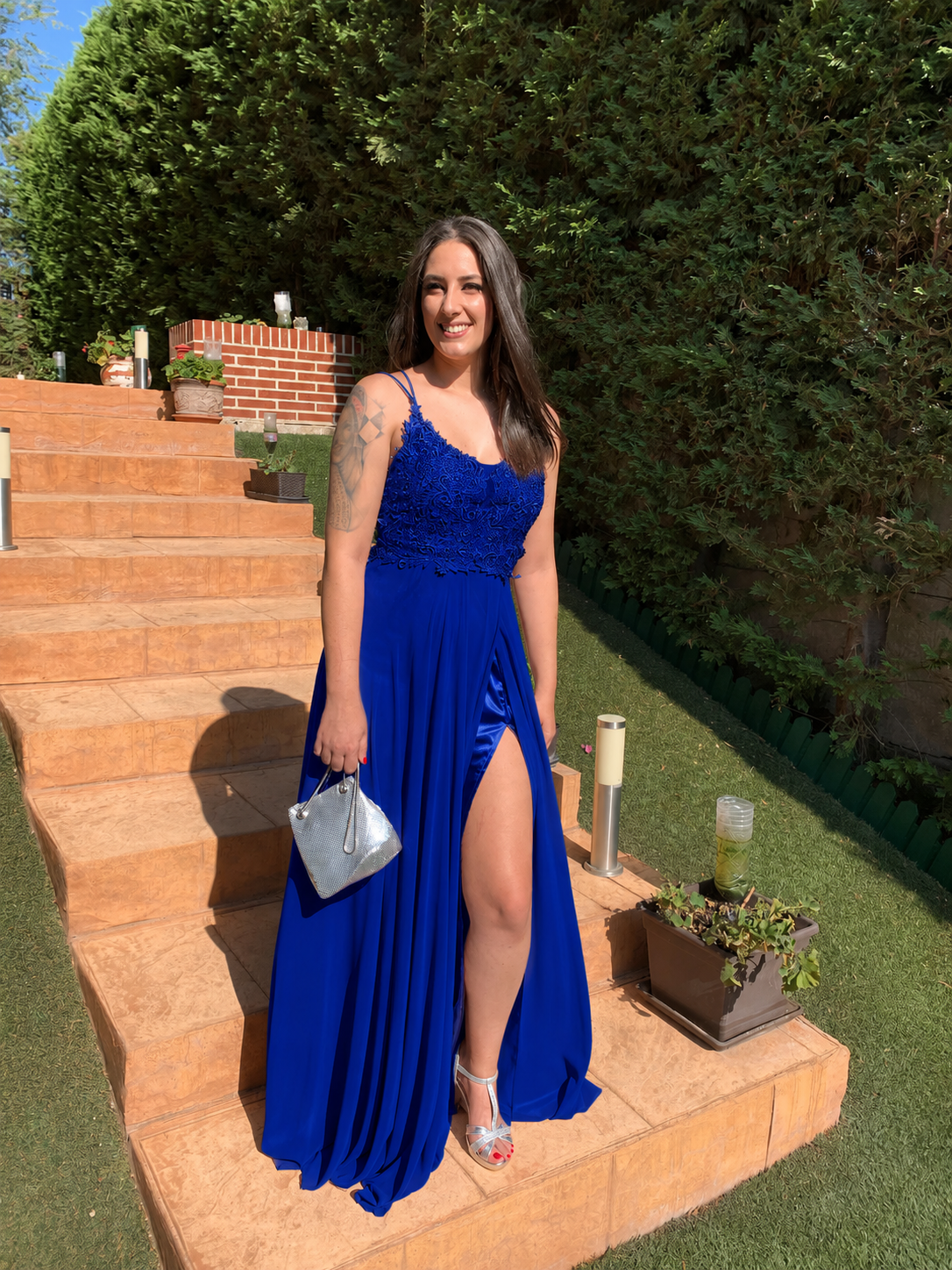 Vestido largo Ivanna Azulón