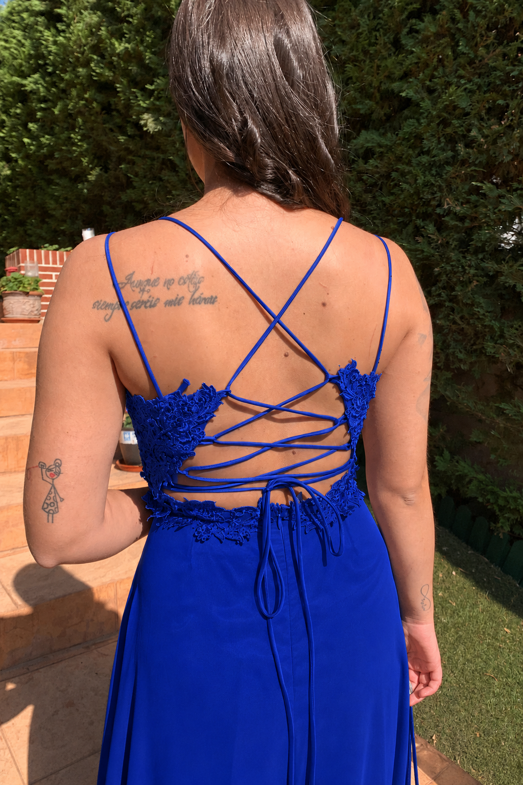 Vestido largo Ivanna Azulón