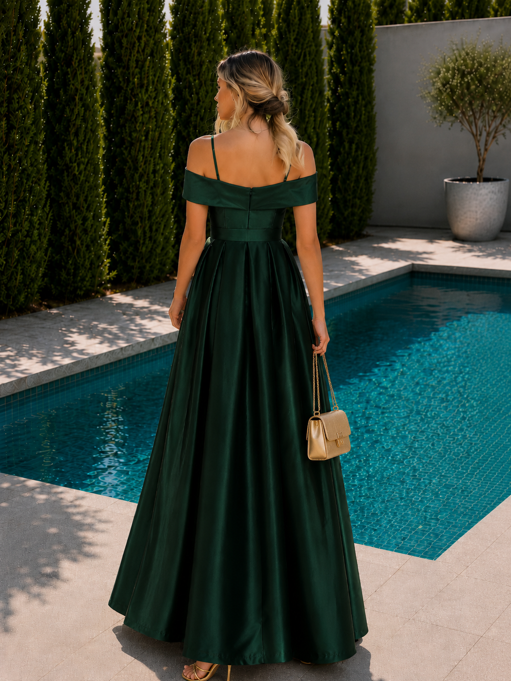 Vestido largo Ico botella