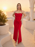 Vestido largo Alexia Rojo