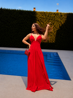 Yaiza Red Dress