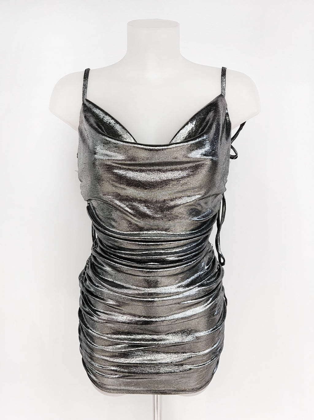 Vestido corto Güimar plata image 3