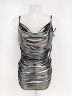 Vestido corto Güimar plata image 3