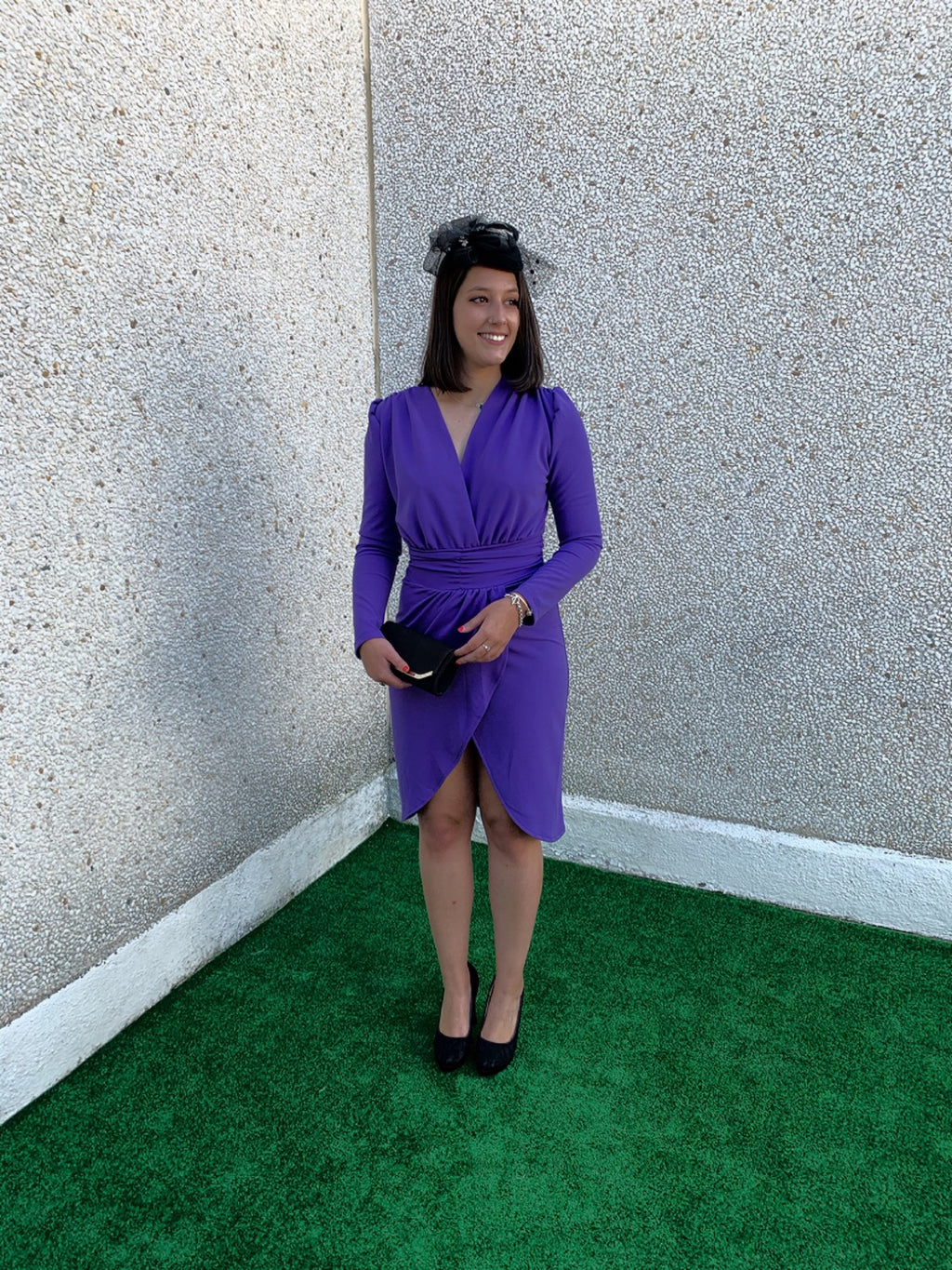 Vestido corto Xena morado image 1