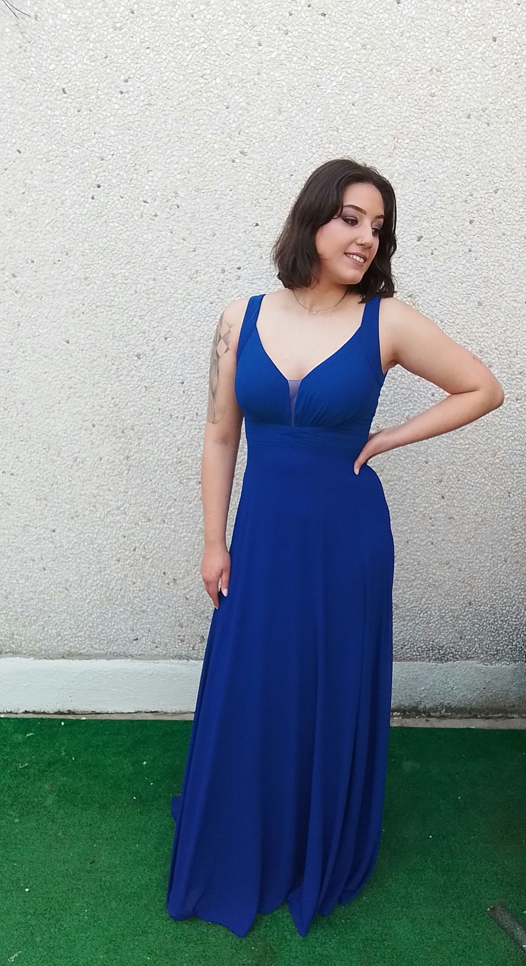 Vestido Fayna azulón image 0