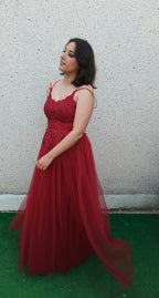 Vestido Miss Bliss  burdeos image 2