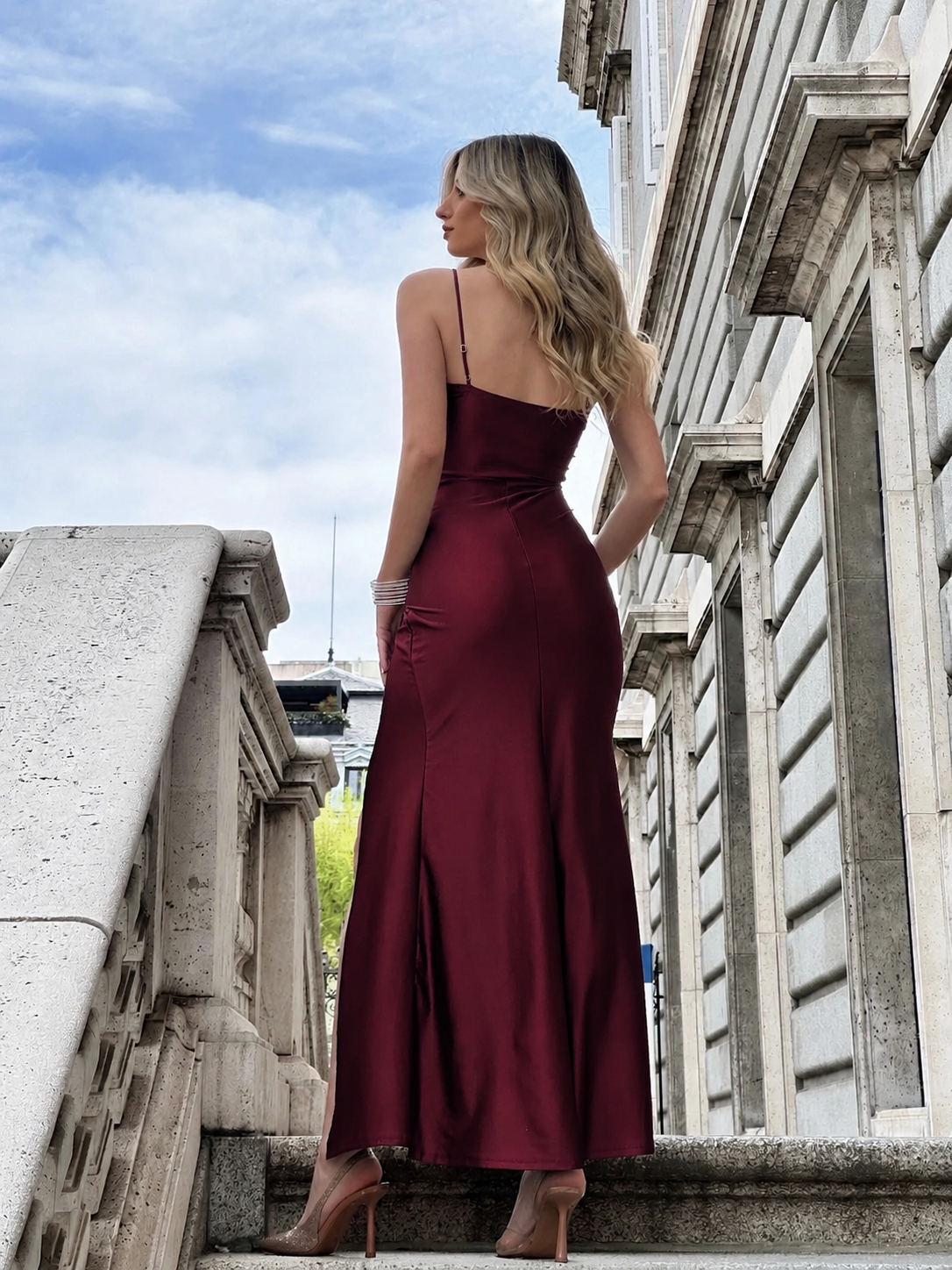 Vestido largo Adrianna